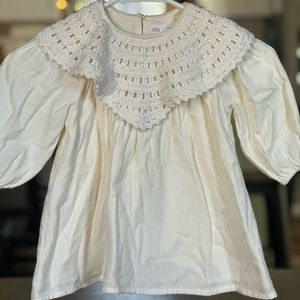 Zara baby dress in cream! Size 18 months